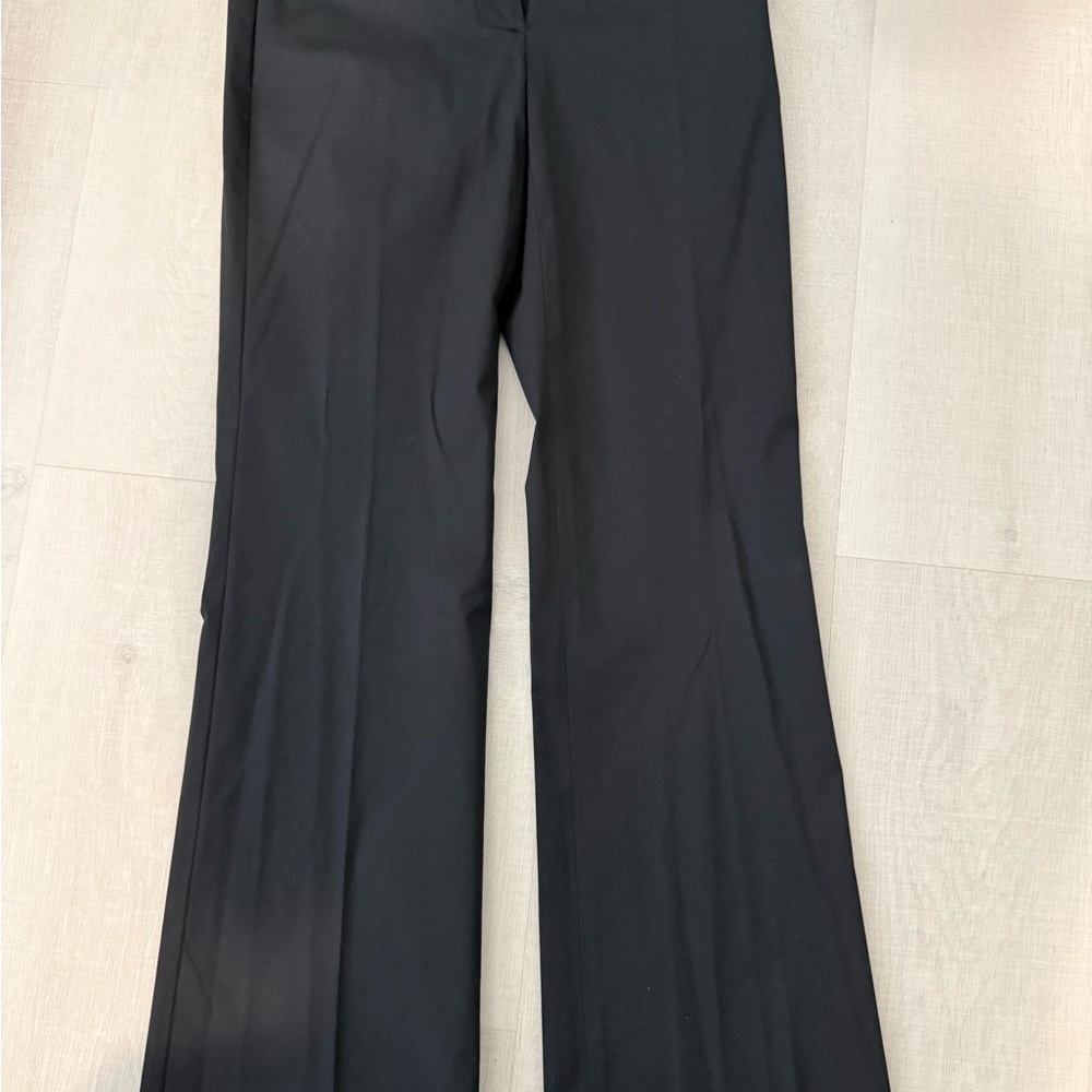 Theory Black Boot Cut Flare Pants